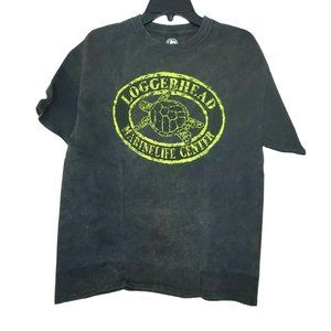 Green Street Supershrunk Cotton Large Loggerhead Marine Life Center T Shirt